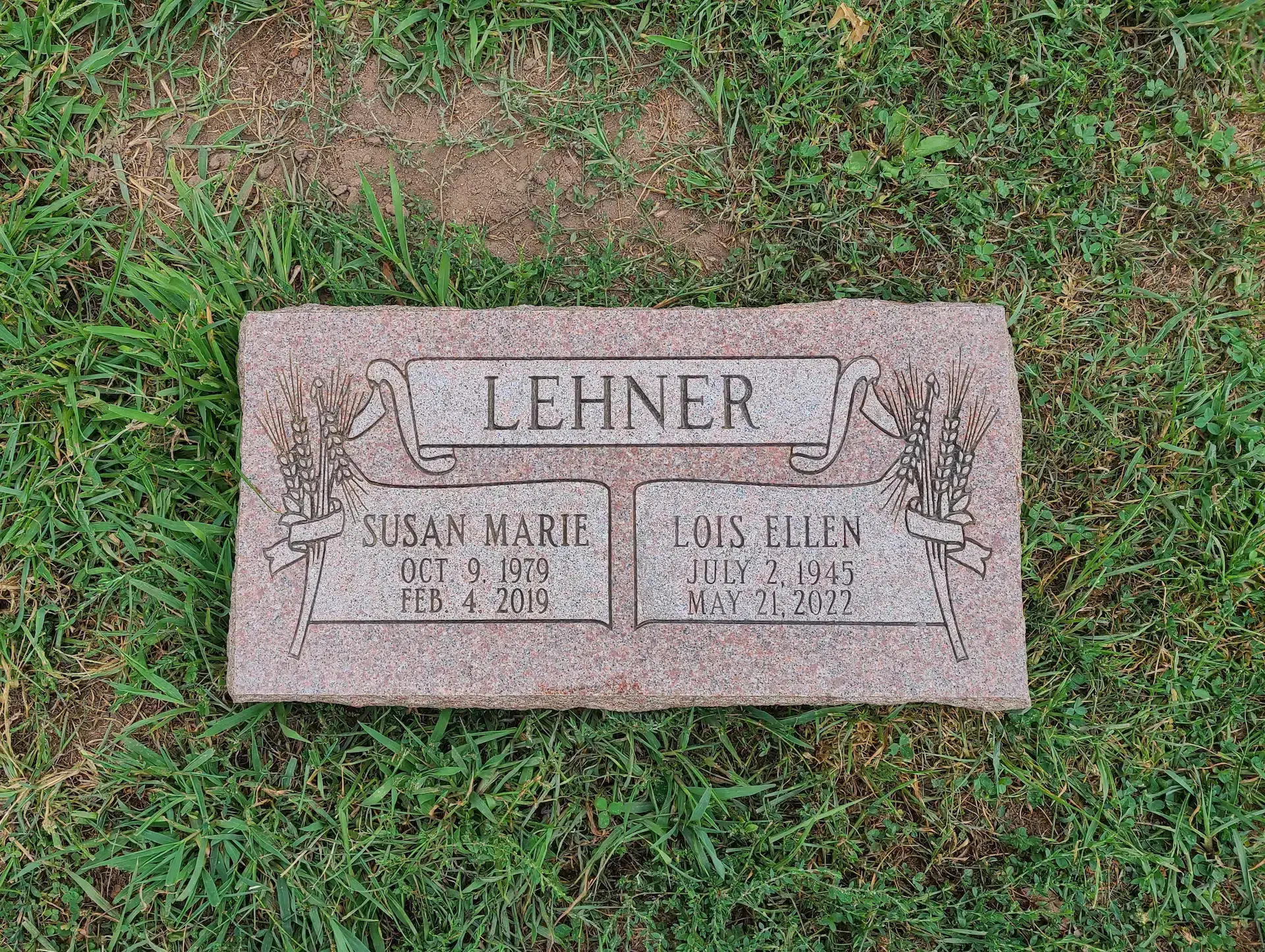 Granite Granite Grave Marker hand-carved by Granite Marker Shop in NJ — image 4