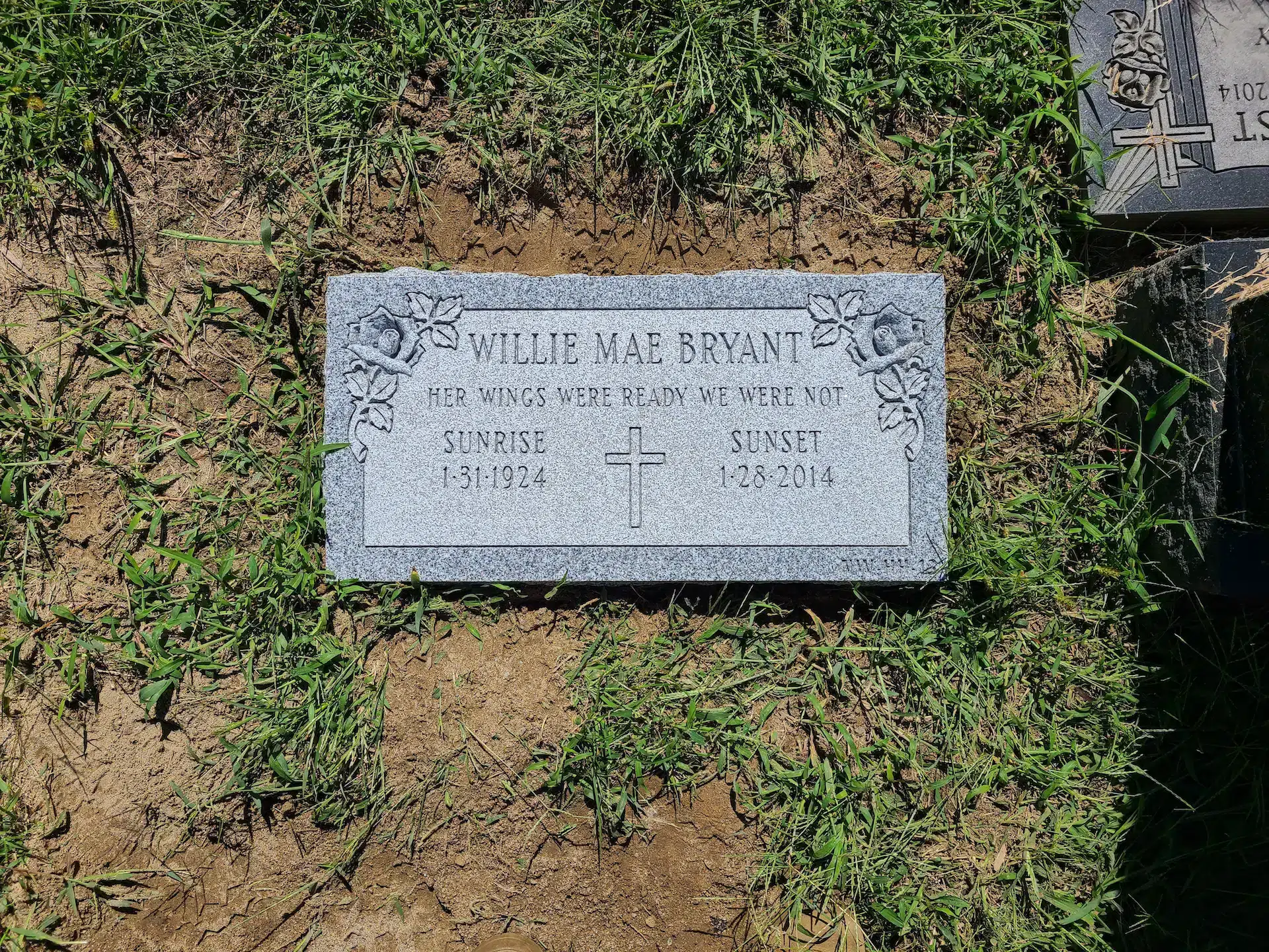 Granite Granite Grave Marker hand-carved by Granite Marker Shop in NJ — image 5